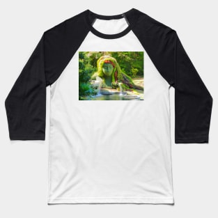 Fountain in botanical garden Baseball T-Shirt